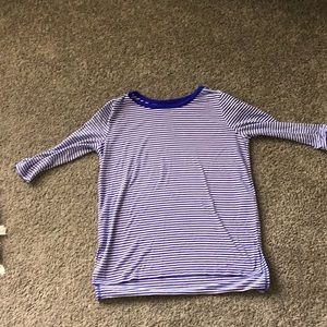 Blue and white Old Navy shirt